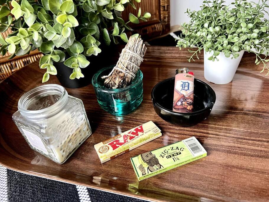 420 Friendly Boho Loft Downtown King Suite Free Parking ดีทรอยต์ ภายนอก รูปภาพ